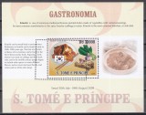 Sao Tome si Principe 2009 - Gastronomie - Kimchi (M&acirc;ncare tradițională coreană) - Coliță SOUVENIR (VERSIUNEA ENGLEZĂ), F. RARA, MNH