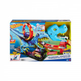 Masina cu pista - Hot Wheels - T-Rex Chomp Down | Mattel