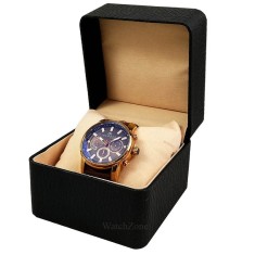 Cutie neagr? elegant? pentru un singur ceas &ndash; siguran?a ?i elegan?a la un loc.