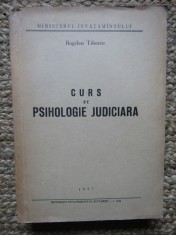Tiberiu Bogdan - Curs de psihologie judiciara