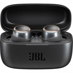 Resigilat: Casti audio in-ear true wireless JBL LIVE 300TWS, JBL Signature Sound, Ambient Aware, TalkThru, 20H, Voice Assistant, Negru foto