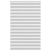 Jaluzea tip zebra gri deschis lățime țesătură 140,9cm poliester