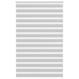 Jaluzea tip zebra gri deschis lățime țesătură 140,9cm poliester