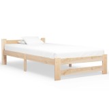 Cumpara ieftin Cadru de pat, 90 x 200 cm, lemn masiv de pin