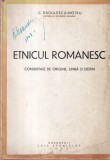 C. Radulescu-Motru - Etnicul romanesc. Comunitate de origine, limba si destin