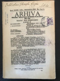 Arhiva - Organul Societatii Istorico-Filologice Anul XXXVII Iulie-Octombrie 1930 No. 3 si 4