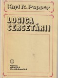 KARL R. POPPER - LOGICA CERCETARII