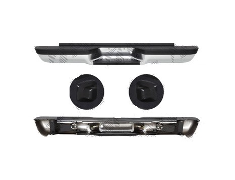 Bara spate Chevrolet C/K/Silverado Classic, 09.87-12.2002, C10 Stepside, crom; complet