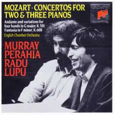 CD Clasic: Mozart - Concerte pentru 2 si 3 piane ( Radu Lupu , original SONY )