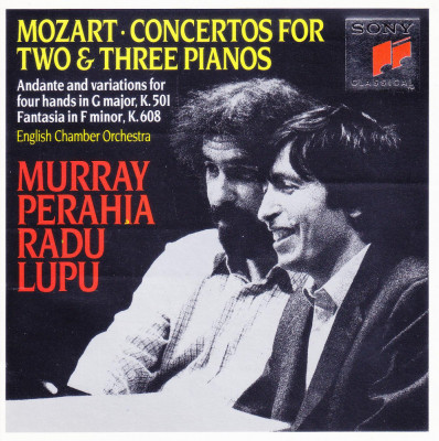 CD Clasic: Mozart - Concerte pentru 2 si 3 piane ( Radu Lupu , original SONY ) foto