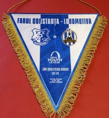 Fanion (protocol) meci fotbal FARUL CONSTANTA-LOKOMOTIVA ZAGREB(Youth Legaue)