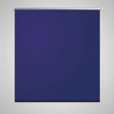 Jaluzea tip rulou opacă, 60x120, cm, bleumarin / albastru foto