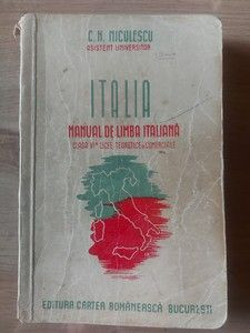 Italia: Manual de limba italiana- C. H. Niculescu foto