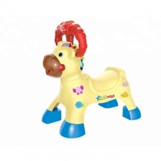 Jucarie Muzicala Ride On pentru copii-culoare galbena