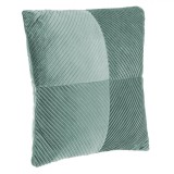 Pernă Decorativă, Velvet, Model Dungi, Verde Menta, 45x45cm, Oem