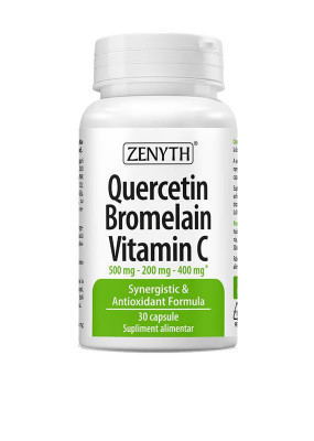 Quercetin Bromelain Vitamin C 30 capsule Zenyth foto