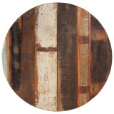 vidaXL Blat de masă rotund, 70 cm, lemn masiv reciclat, 15-16 mm