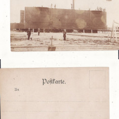 Portul( Galati)-Doc plutitor- militara WWI, WK1-foto Wichmann