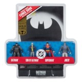 DC Direct Page Punchers Set 4 figurine araticulate Batman &amp; Son of Batman &amp; Superman &amp; Joker 7 cm