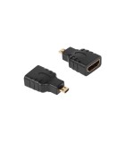Adaptor micro HDMI la HDMI mama aurit negru, Oem