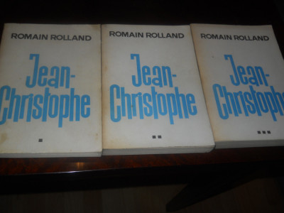 JEAN-CHRISTOPHE - Romain Rolland, 1985,Carte Noua vol.I+II+III foto