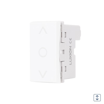 Modul Intrerupator Mecanic Jaluzele 1M LUXION, Standard Italian SmartElectro IntelligentHouse foto