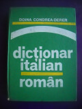 HOPCT DICTIONAR ITALIAN-ROMAN /DOINA CONDREA DERER-/ CARTONATA-1975 - 383 PAGINI