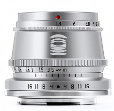 Obiectiv TTArtisan 35mm F1.4 Silver pentru Canon EOS M Mount foto