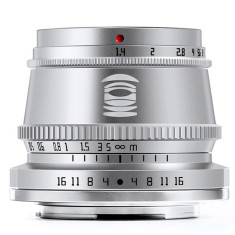 Obiectiv TTArtisan 35mm F1.4 Silver pentru Canon EOS M Mount
