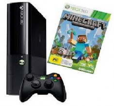 Consola Xbox 360 4GB + joc Minecraft foto