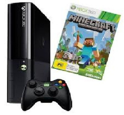 Consola Xbox 360 4GB + joc Minecraft foto