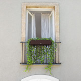 LECHUZA Jardinieră &quot;BALCONERA Cottage 80 ALL-IN-ONE&quot;, cafeniu