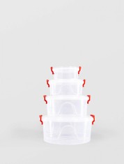 SET CUTII ALIMENTE STERK ROTUNDE MAYA 03L,0.6L,1.5L,2.4L