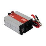 Invertor de tensiune auto Carpoint 12V-230V 300W 50Hz cu protectii la supra-sarcina , scurt-circuit, Port USB