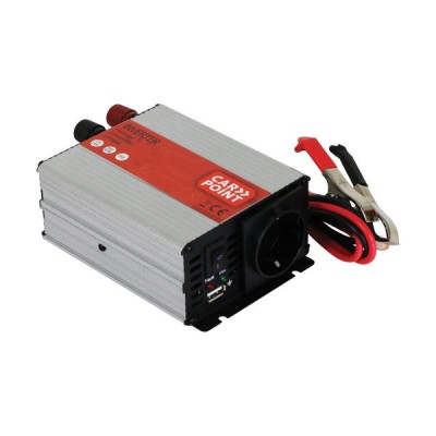 Invertor de tensiune auto Carpoint 12V-230V 300W 50Hz cu protectii la supra-sarcina , scurt-circuit, Port USB AutoDrive ProParts foto