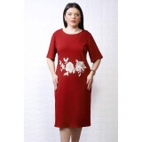 Rochie de ocazie Zaya bordo - 50Marimea