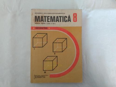 Geometrie manual clasa a VIII-a 1990 foto