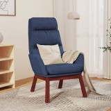VidaXL Scaun de relaxare, albastru, material textil