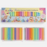Plastilină Multicolor Pastel - Set de 24 Culori pentru Creativitate, CMCLASS