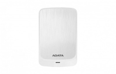 Hdd extern adata 1tb hv320 2.5 usb 3.1 senzor protectie socuri criptare date ultraslim white foto