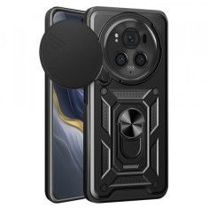 Husa pentru Honor Magic6 Pro, Techsuit, CamShield, Neagra foto