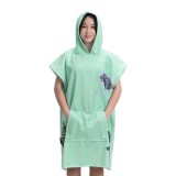 Poncho Baie Copii Homelevel 8-13 Ani Multicolor Bumbac Organic - Halat Plaja, Piscina - Baieti/Fete - Universal