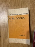 N.D. Cocea - Jurnal (1939-1942), Editura Politica 1970, Memorialistica, Istorie, Carte in Romana