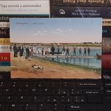 CARTE POSTALA * TECHIRGHIOL , BAILE CU LAC