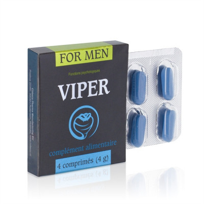 VIPER 4 pastile pentru potenta, erectie, ejaculare precoce foto