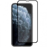 Folie Protectie Fata si Camera Spate Enkay pentru Apple iPhone 11 Pro Max, Sticla securizata, Full Face, Full Glue, Neagra