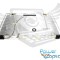 Capac Display BackCover Asus N61 series Carcasa Display Alba