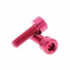 Suruburi Bidonas Cadru Fibrax Fcm1000 - M5 x 15 Mm, Rosu Ultimate FactoryBikes