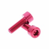 Suruburi Bidonas Cadru Fibrax Fcm1000 - M5 x 15 Mm, Rosu Ultimate FactoryBikes