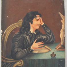 Portret de barbat tempera cca 1800